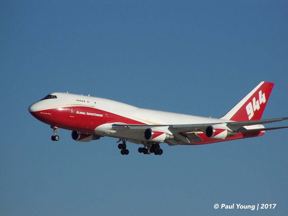 KA6PDY's tweet photo. A few pics of the #FireTankers at #McClellanAirPark-MCC during the #WineCountryFires. #Tanker944 #Tanker911 #Tanker116 and #MAFFS4. They we’re coming and going like clock work. #Boeing #LockheedMartin #McDonnellDouglas #fpotn #cafire https://t.co/yke3aoDxW4