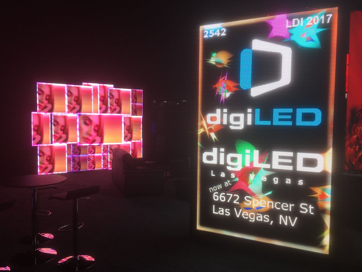 digiLED_'s tweet photo. #LDI2017 Day 2 is underway at the LV Convention Center. Visit the #LEDScreenExperts at booth 2542. We had lots of interest in our creative #LED displays yesterday, now it's your time to experience visuals like no other. #avtweeps https://t.co/KsHJbzBI3H