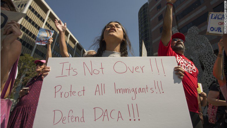 CNNPolitics's tweet photo. Who is covered by DACA? Teachers, caregivers and more https://t.co/CTQopXEFRE https://t.co/b8QnZlkr2O