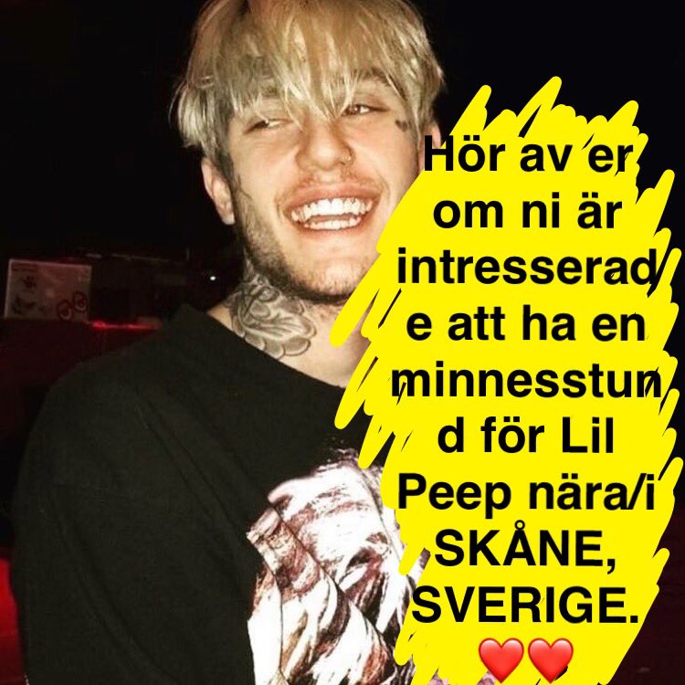 Xsiickk's tweet photo. @Lilpeep #lilpeep #rip #memorial #minnestund #vilaifrid #sweden #skåne #minnesstund https://t.co/ZgDooNkQoB