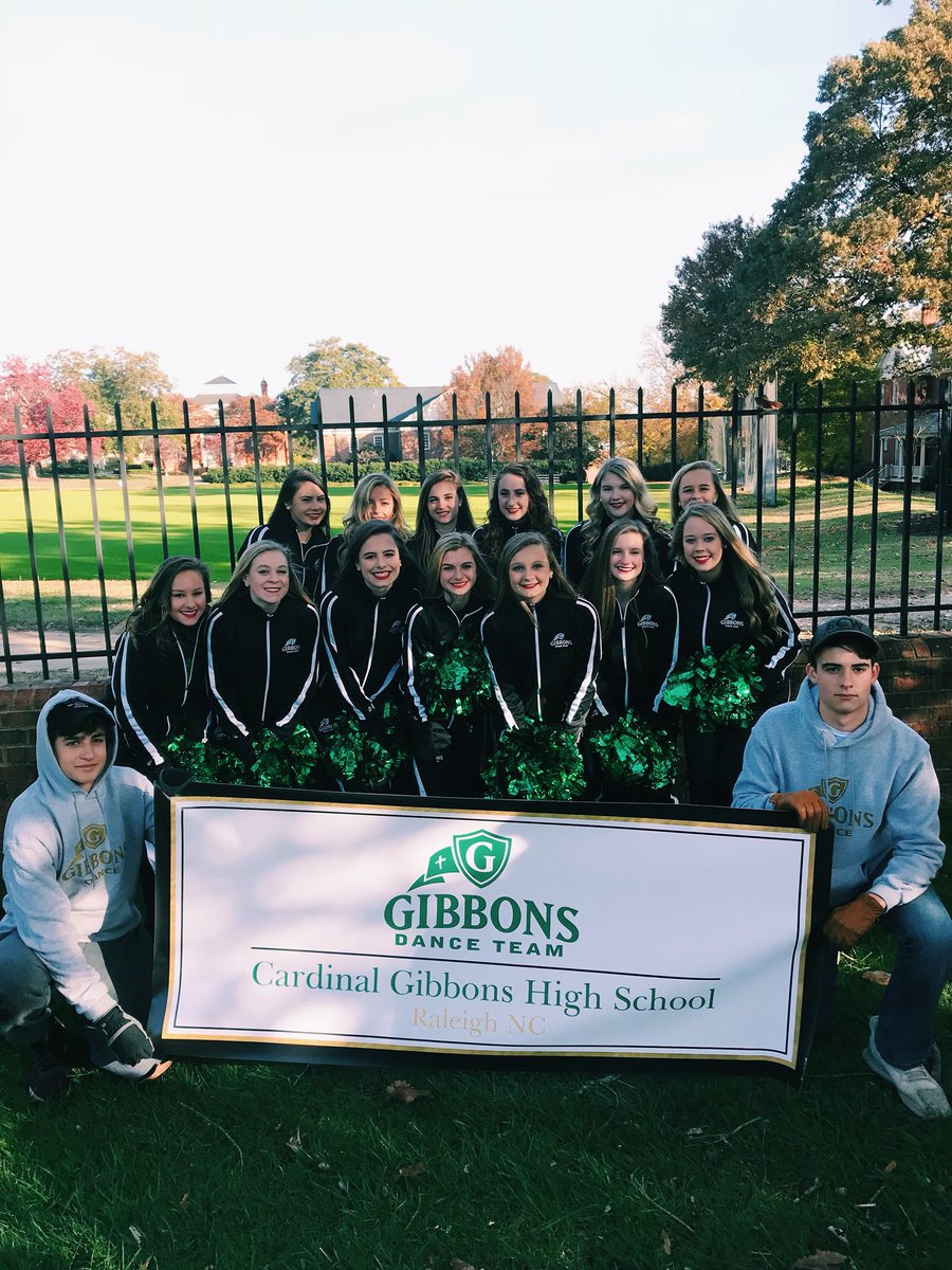 dteam_cghsnc's tweet photo. Excited for the Raleigh Christmas Parade with @band_cghsnc 💚 Tune in to @ABC11_WTVD to watch! https://t.co/LIy1n5FsIe