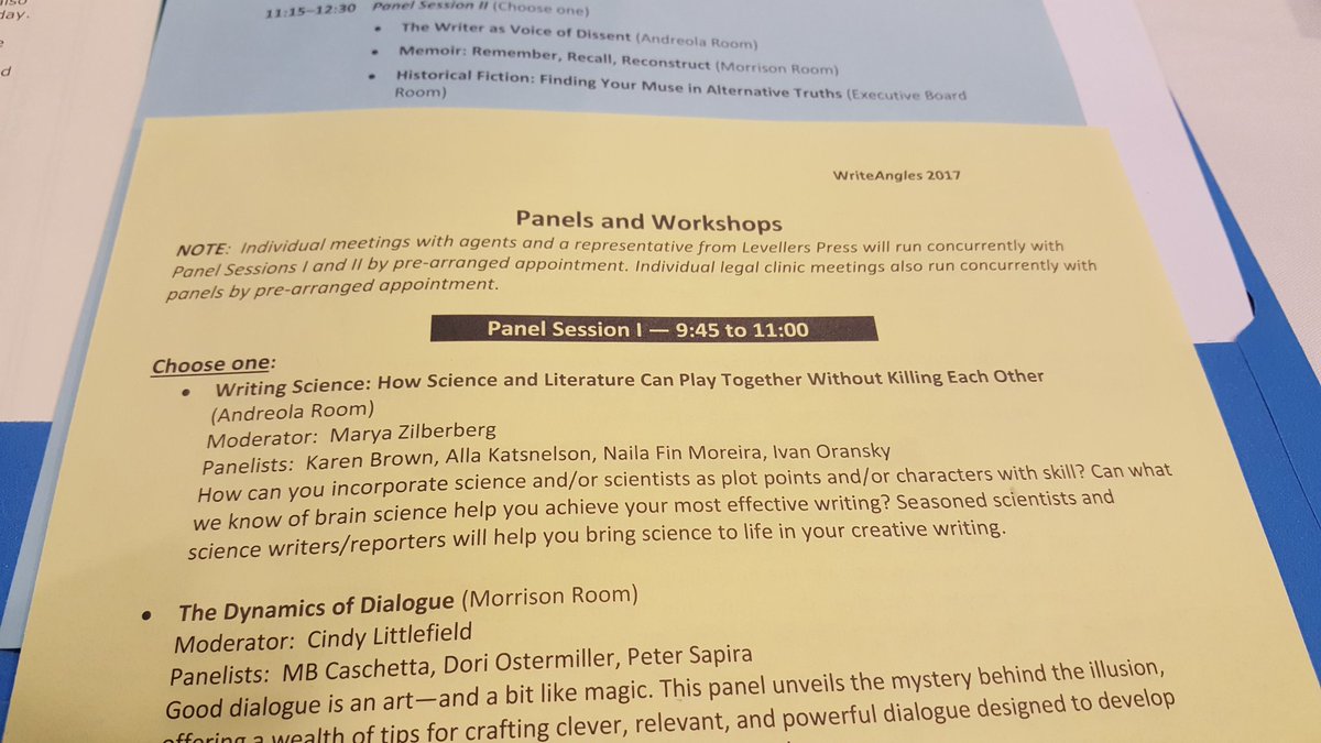 ivanoransky's tweet photo. A pleasure to be on a panel close to home. #writeangles #writescience https://t.co/Fr21ehm2ow
