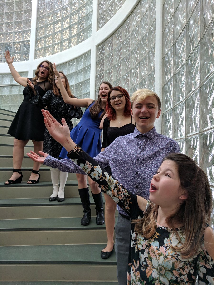 sullbiology's tweet photo. Millbury singers after their audition. All smiles! https://t.co/0WTsYhLdFR