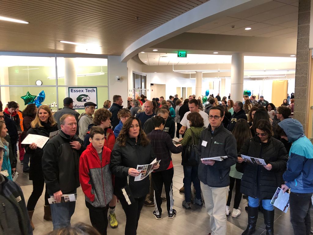 EssexNorthShore's tweet photo. Open House is fully under way here at Essex Tech! https://t.co/WtFFFfgqDl