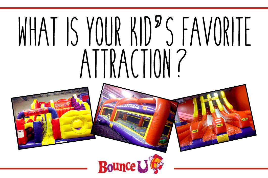 BounceUNanuet's tweet photo. Is it DareDevil Island, Triple Challenge Climb & Slide, Sports Arena, or something else?
What's your kiddo's favorite attraction at #BounceU? Let us know. #kidsfun https://t.co/wkEmCjELIb