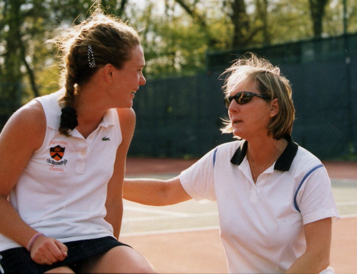 Louise Gengler '75 is the <a href="/PrincetonTennis/">Princeton Tennis</a> women's team's all-time winningest coach with 259 wins over 25 seasons. #TigerUp #TAGD is 11/28.