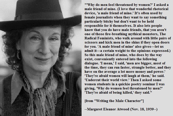 Happy birthday, Margaret Atwood! 