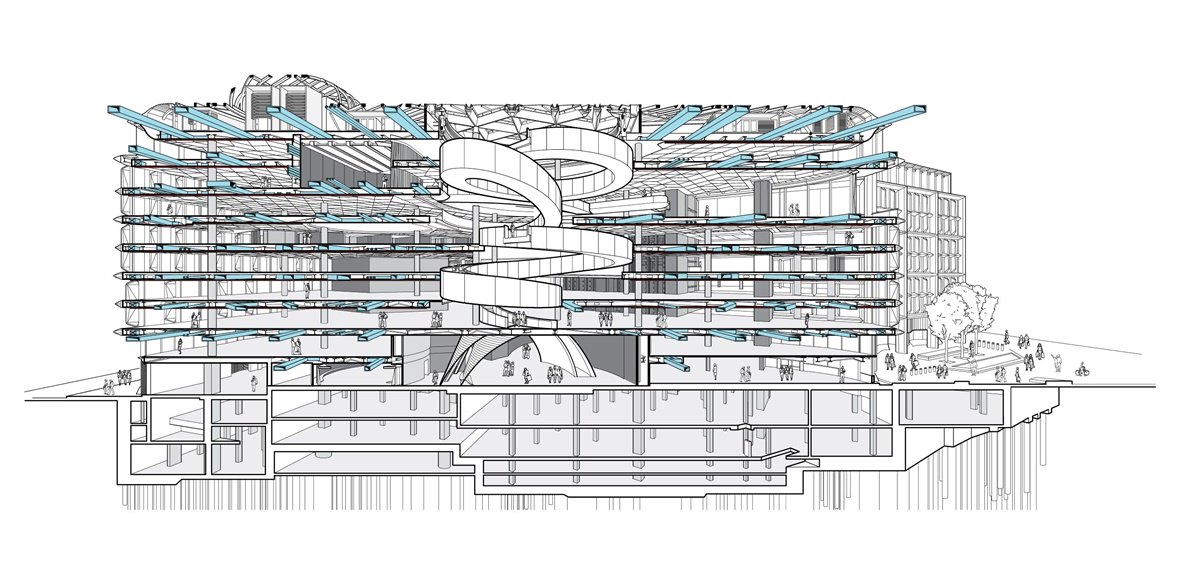 ArchitectsJrnal's tweet photo. Foster + Partners’ £1 billion European HQ for @Bloomberg is as ambitious, accomplished and lavish as one would expect. But how good is the architecture? Read the AJ building study and find out! https://t.co/6fcUQ7gKzV https://t.co/CTmisXLGWM