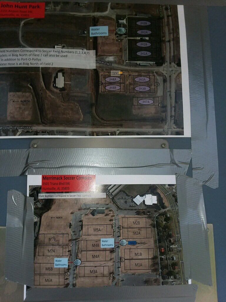 Field maps for turkey viewing