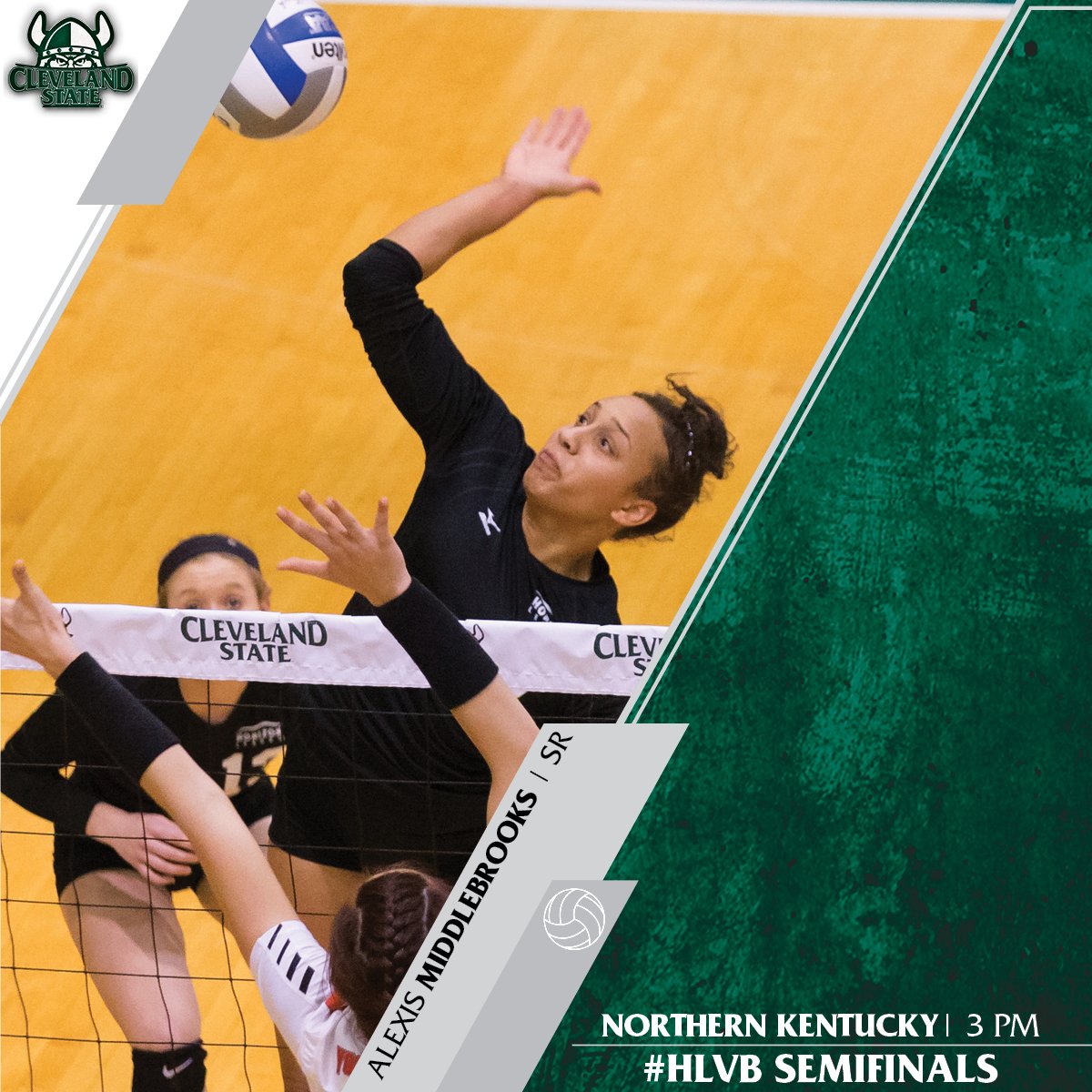 CSU_Vball's tweet photo. GAMEDAY!! We are taking on Northern Kentucky in the semifinals of the #HLVB Tournament today at 3 pm! We need you to be loud & be proud in Woodling! #FightForFive #HLVBChampWeek https://t.co/0RDd9ehUga