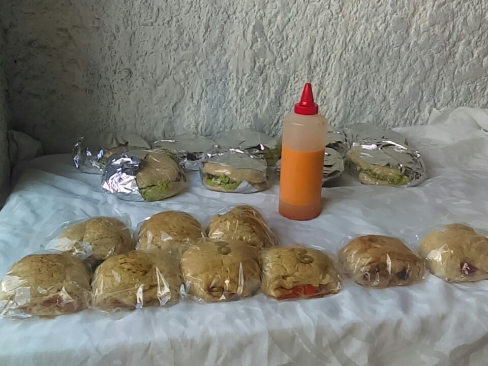 Mercado campesino, los panes de la manada la colaborativa.