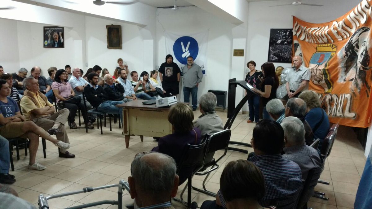 EmilioACaram's tweet photo. Encuentro en PJ Godoy Cruz acto día del militante, Red Peronista presente en nuestra casa, como siempre! https://t.co/3A7XJXIsHA