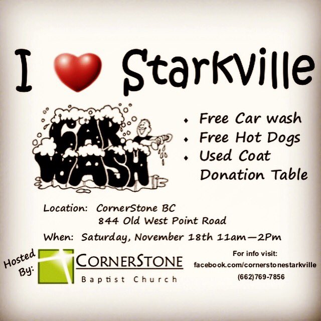 CSBCStarkville's tweet photo. #iheartstarkville https://t.co/egCbhSvkJL