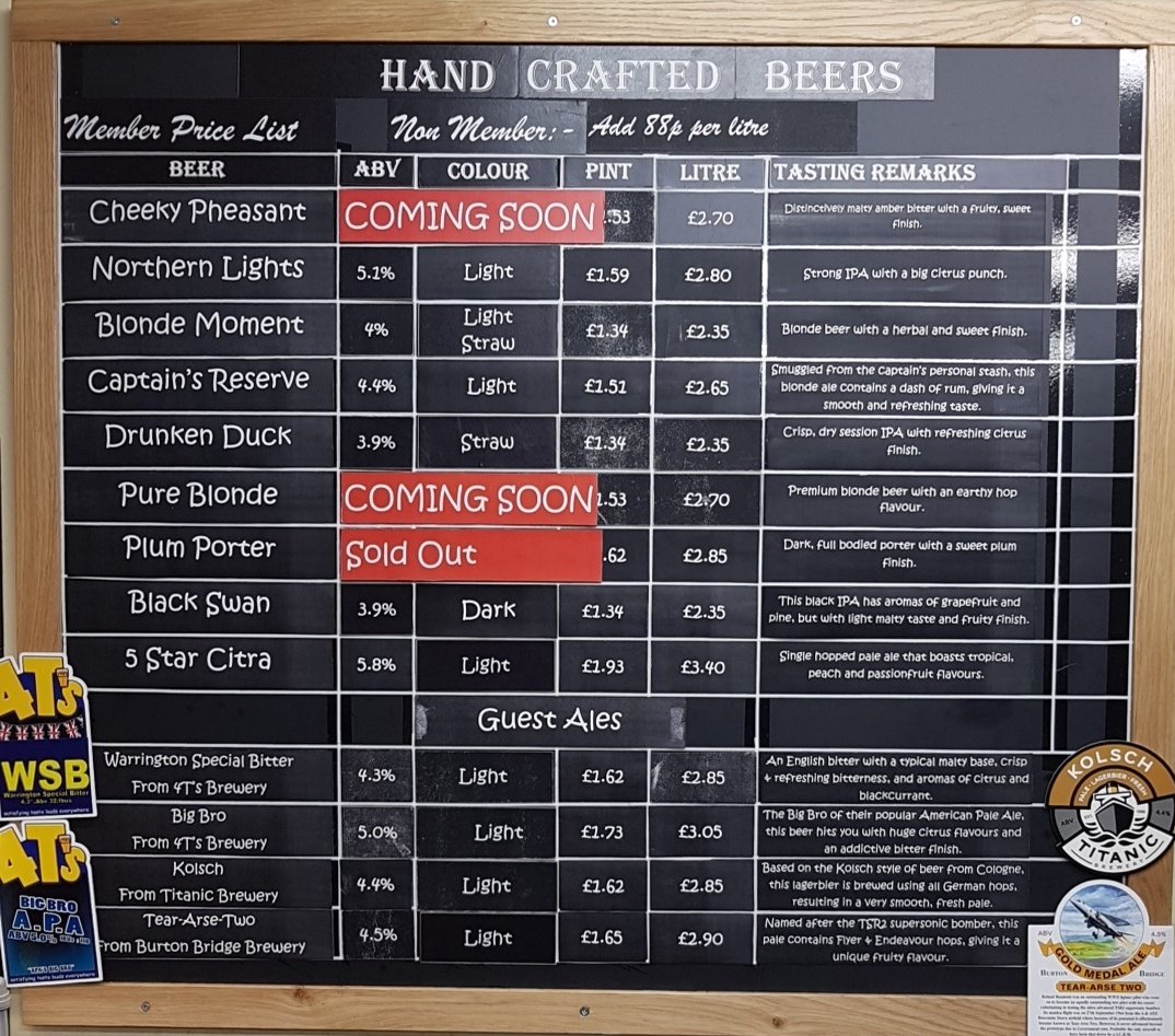 We've managed to plunder some of the CAPTAIN'S RESERVE for you mateys! Come and give some a try or we'll send you to Davey Jones' locker!