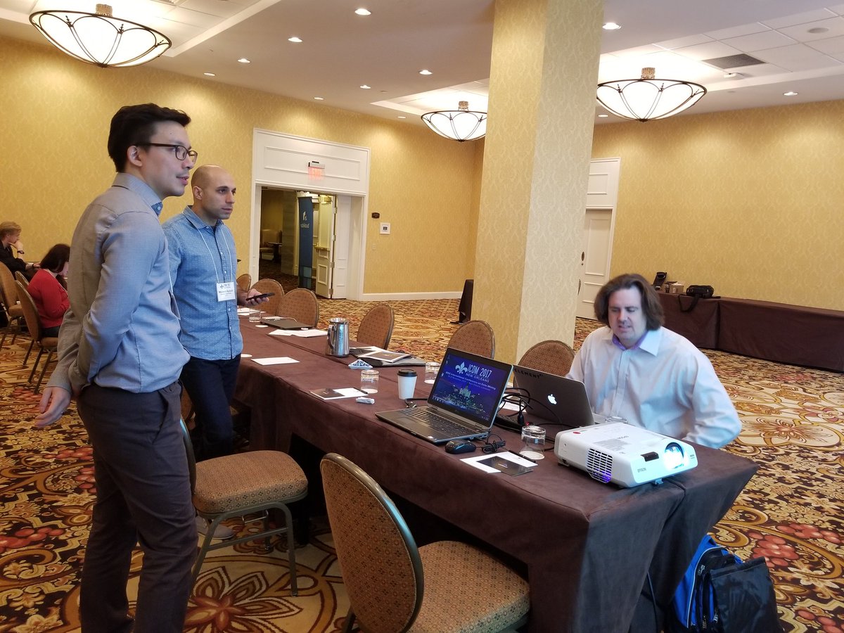 KanchanaP16's tweet photo. Philippe Beaudoin, PhD, Element AI (SVP Research Group) getting ready for his keynote. @rubikloud @icdm2017 #icdm2017 #retaildatascience https://t.co/TJyBfqC8dG