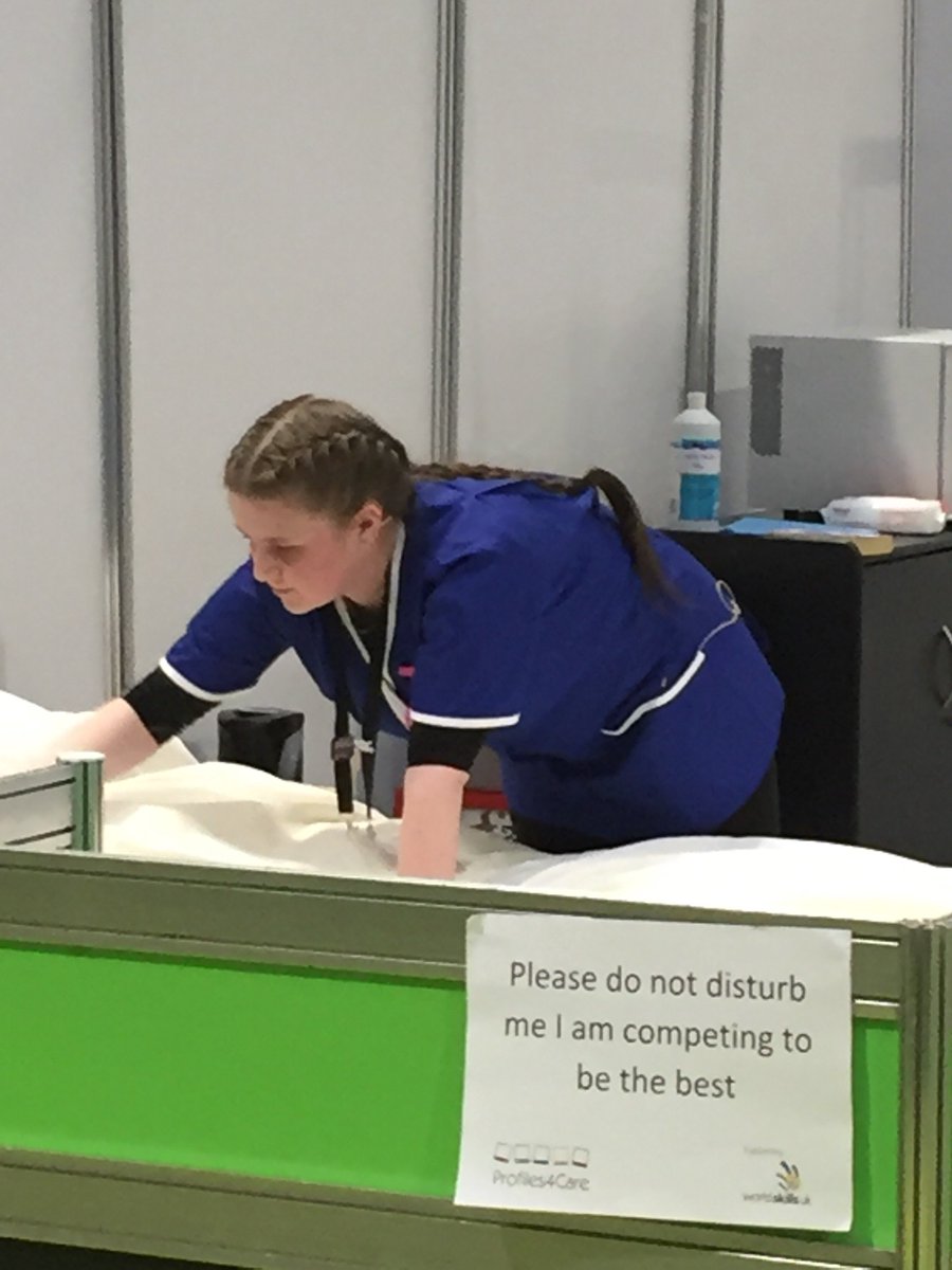 CSG_HSC's tweet photo. Both girls have competed! @inclusiveskills @ColegSirGar @WorldSkillsUKW #teamwales SkillsShow17 https://t.co/hJQ7ePLYGF