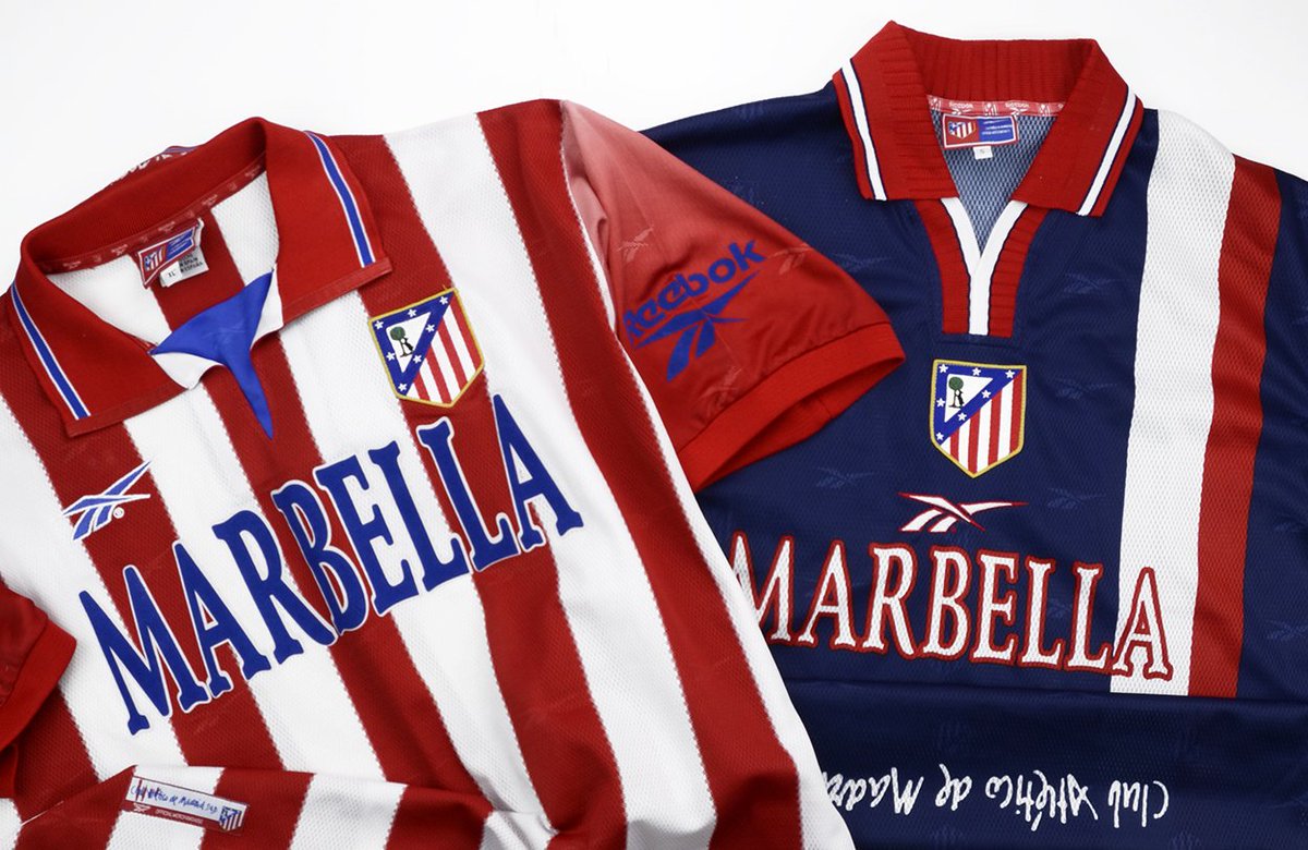 Classic Football Shirts en Twitter: "Home and Away: Atletico 98-99 by Reebok https://t.co/70OE7zhZ1M" / Twitter