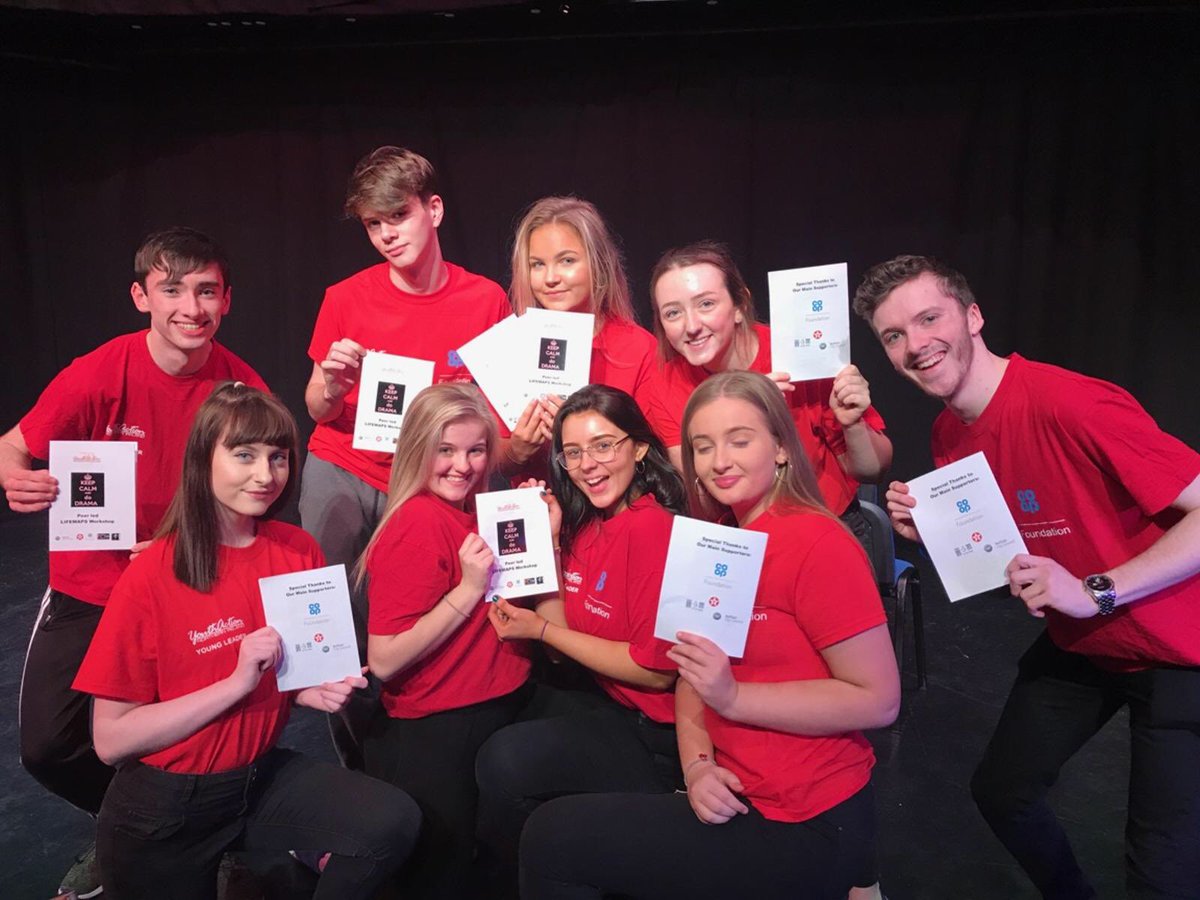 YouthActionNI's tweet photo. Our young leaders organise positive mental health event @co-opfoundation #lIwill @YouthActionNI https://t.co/ADfhAPuSqJ