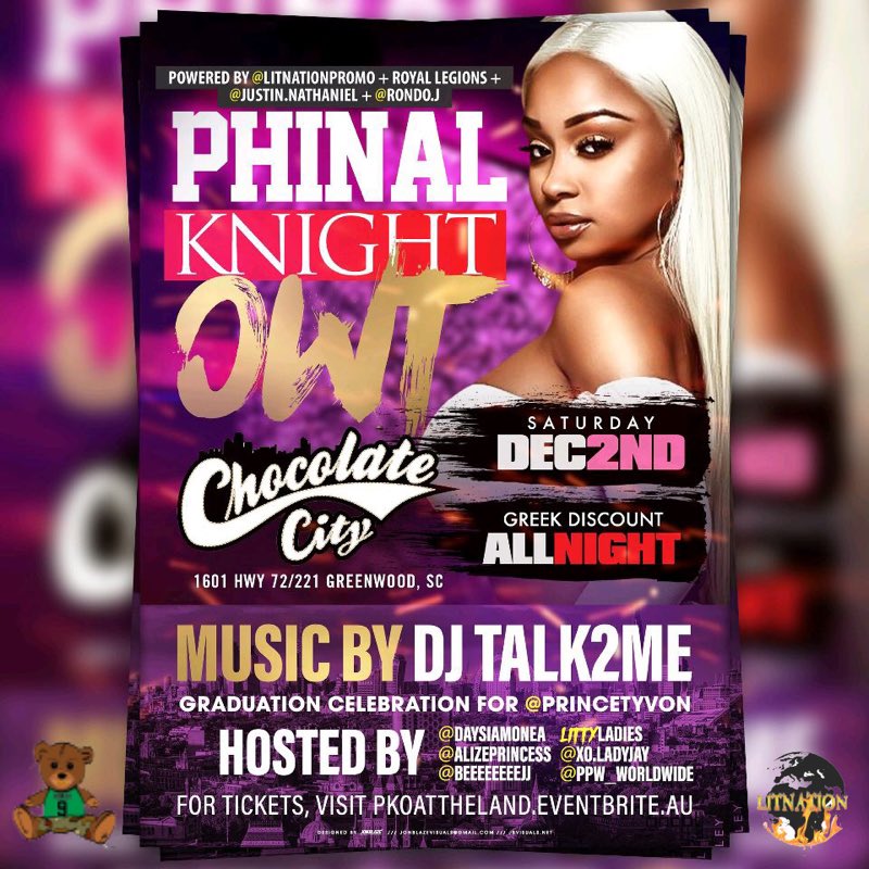 LitnationPromo's tweet photo. some of the beautiful #LanderLadies that said they will be in the building Dec. 2nd | #PhinalKnightOWT | Biggest End of year party 🗣 major Capacity issues🗣🎬 Only a few $10 tickets left🤪 https://t.co/HQjnxEDH11