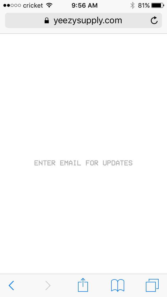 Yeezy supply password new arrivals