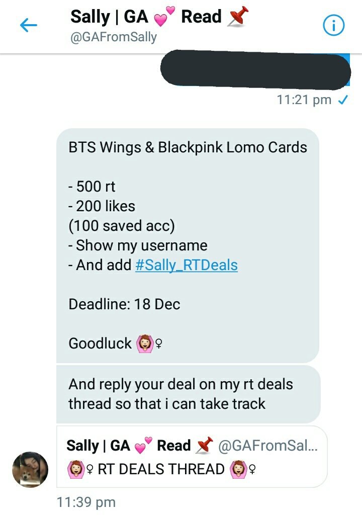 jinjjajulie's tweet photo. 2nd rt deal
–500 rts and 200 likes
–100 SAVED ACCOUNTS!!!
–dm for rt x rt just complete rtying my 📌 twt (show proof)
–let's help each other, I'm willing to help
#Sally_RTDeals https://t.co/14KvlvybKa