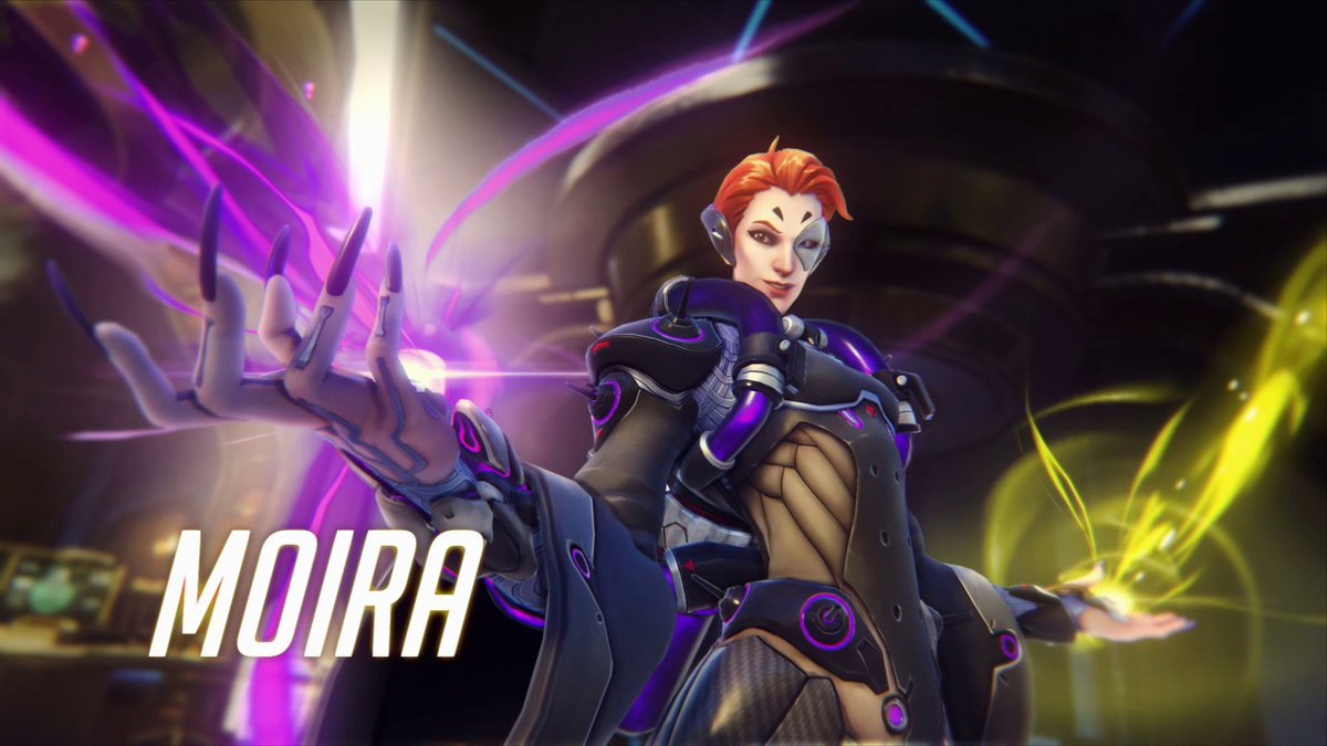 gamefraction's tweet photo. Grab the #Overwatch New hero Moira during the game's free weekend - https://t.co/bkhSuMgm4J - #RT #PcGame #PS4Pro #Xbox https://t.co/6IiqpgLFIi