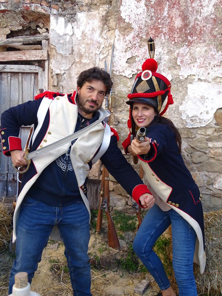 Tropas del campamento napoleónico de 1820. No os metáis con ellos #aunahorade   <a href="/Ayto_El_Bosque/">Ayto_El_Bosque</a> #ViiiRecreación
