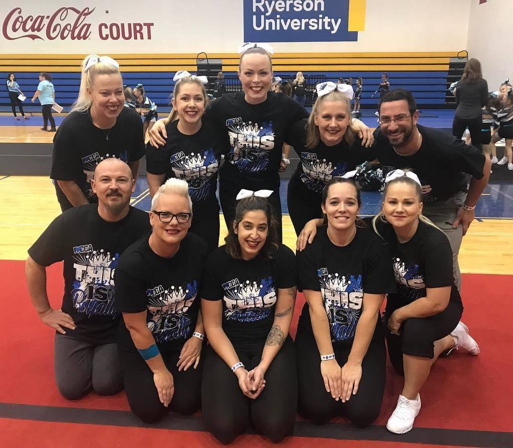 _championcheer's tweet photo. These parents are so excited to perform today! We can’t wait to see them shine! ☺️ #BoL2017 https://t.co/06D42YdN1n https://t.co/o4vGsd8IdQ