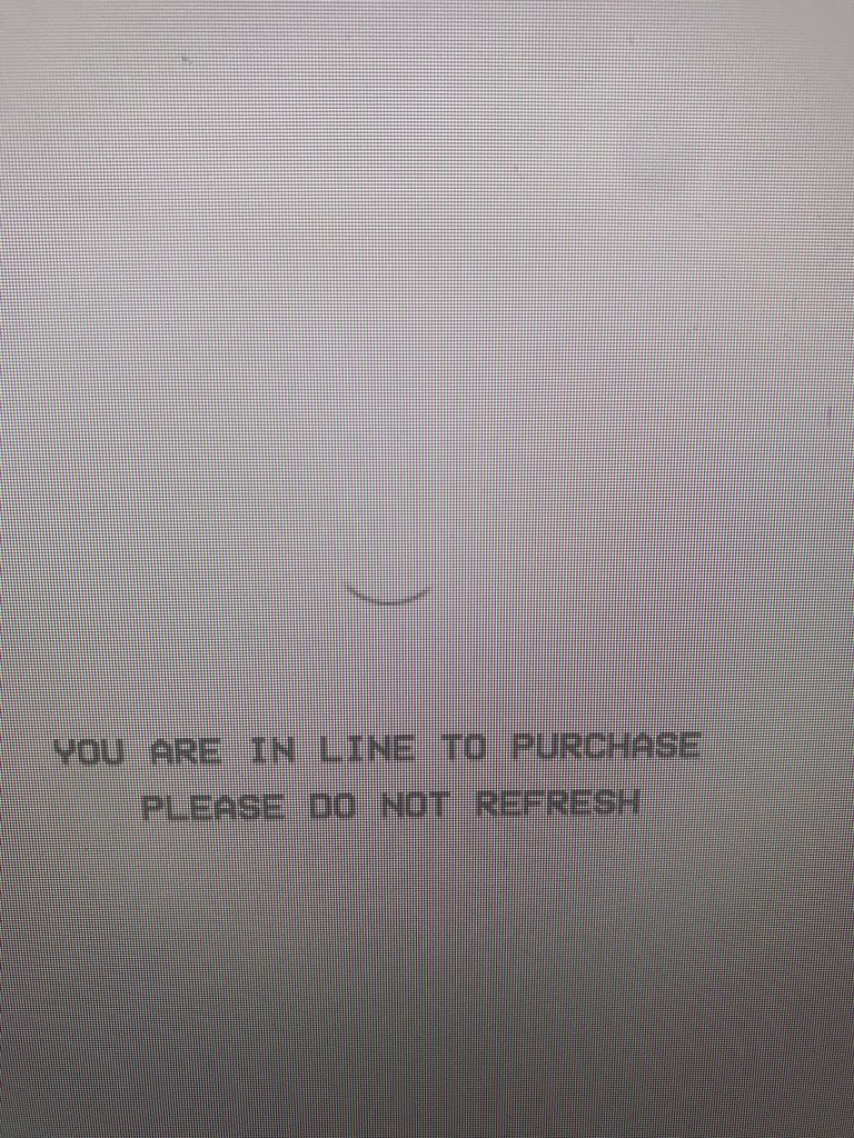 you are in line to purchase please do not refresh yeezy supply