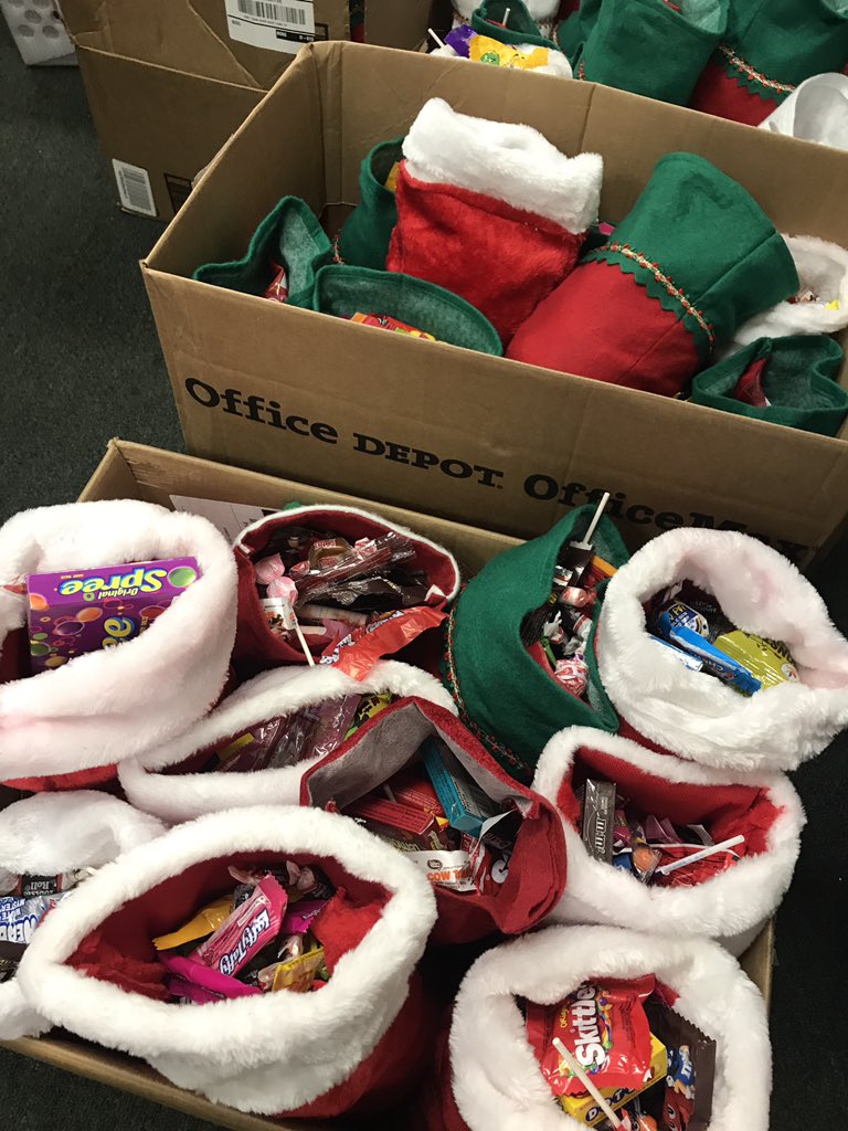 GovDanMcKee's tweet photo. And stockings stuffed with candy by Rhode Island's Blue Star Moms! #OperationHolidayCheer (5/5) https://t.co/X03fCoEc0T