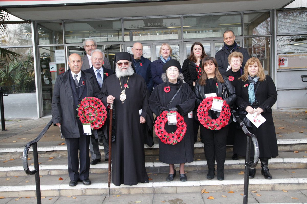 Parikiaki's tweet photo. #Cypriotcommunity marks #RemembranceDay https://t.co/vNrJtQeUtC https://t.co/ERNv3rm9I0