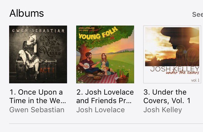 vergenashville's tweet photo. Congrats to my friend @GwenSebastian on her #1 album debut @itunes! Proud of @eckertmusic with 2 songs on this album on @FlyingIslandEnt! https://t.co/6cNl1qz0j3