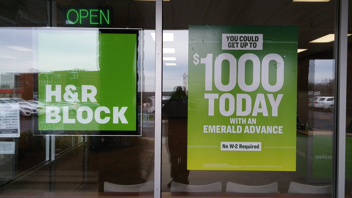 BoostNE_Mike's tweet image. Amazing offer from H&amp;amp;R Block!! Turn that cash advance into #BOGOBRO #crosspromo #fallriver.@John_Gore54 @SPG_SCT