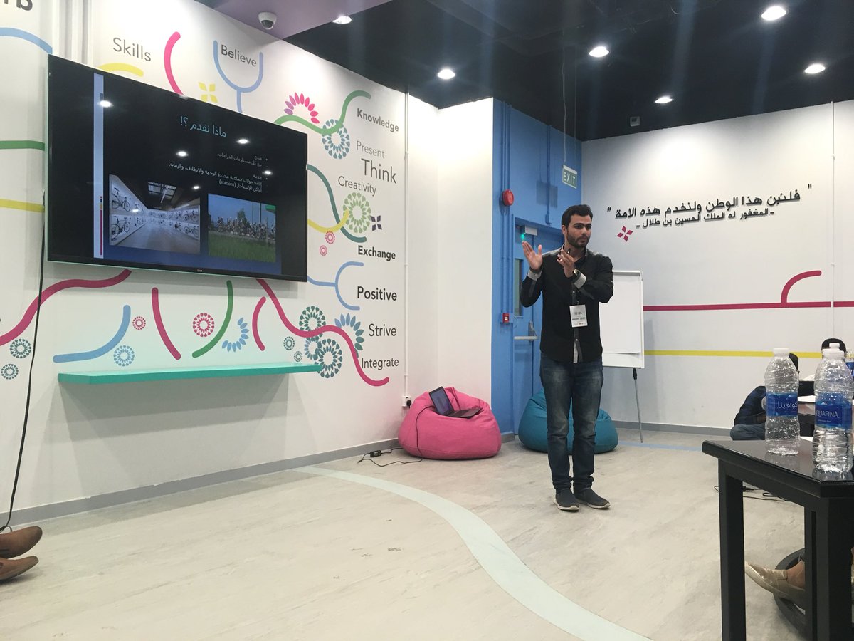 SWIrbid's tweet photo. 9th team; The cycling team SWIrbid #ZincYu #ZainJo #Techstars #SWJordan @StartupWeekend @techstars @ZINCJordan https://t.co/d0WOG1GEEk