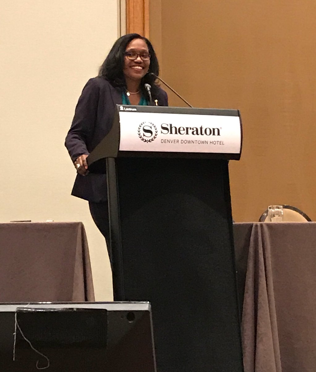 MariRodPhD's tweet photo. #UCEA17 Presidential Address by @Dr_AprilPeters at @UCEA #DenverInNovember https://t.co/rt2hWIoAfS