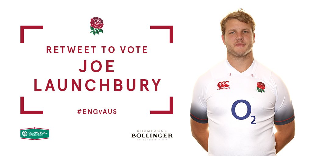 Time to vote for your Champagne <a href="/BollingerUK/">Champagne Bollinger</a> Fans' #MOTM. 

RT for <a href="/joe_launch/">Joe Launchbury</a>...
 
#ENGvAUS
