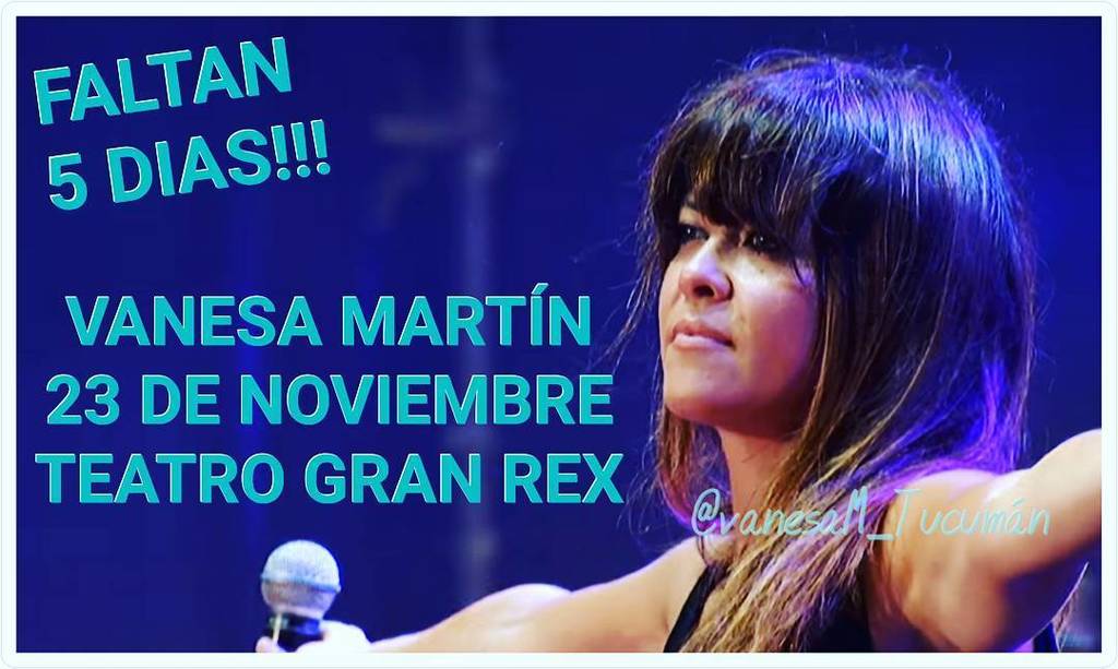 VanesaM_Tucuman's tweet photo. Quién viene? 💃💃💃 @vanesamartin_ #23deNoviembre #teatrogranrex entradas👉 https://t.co/ytLrBdXNZv #explotaelrex #vanesamartin https://t.co/1Nfw28nOkX https://t.co/Z7Unp0diJu