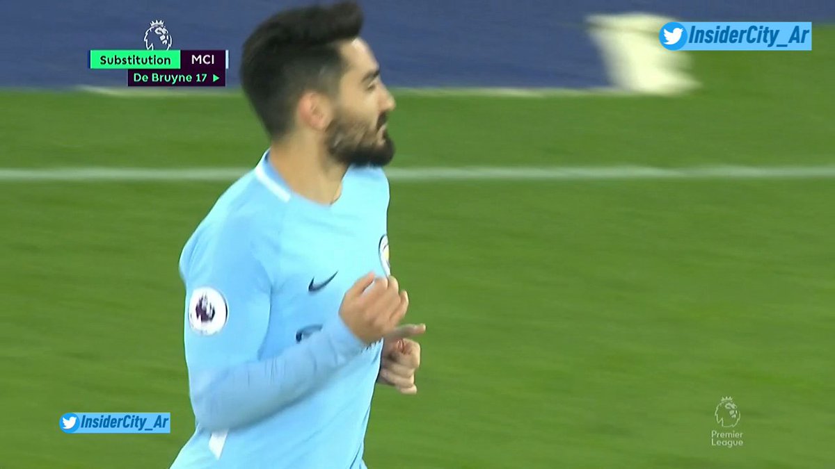 Gundogan IN
KDB OUT