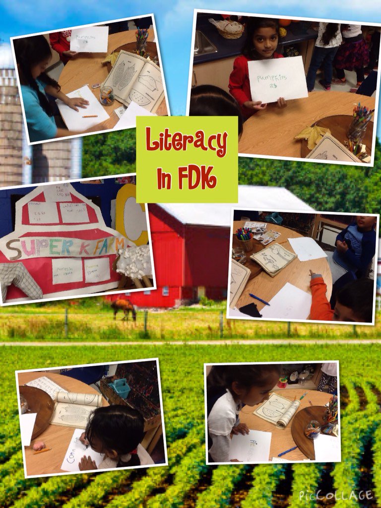 kinderroom111's tweet photo. The Super K's farm is open for business.  #literacy #drama #math Learning through play @ClairevillePeel https://t.co/YwtbvLRXft