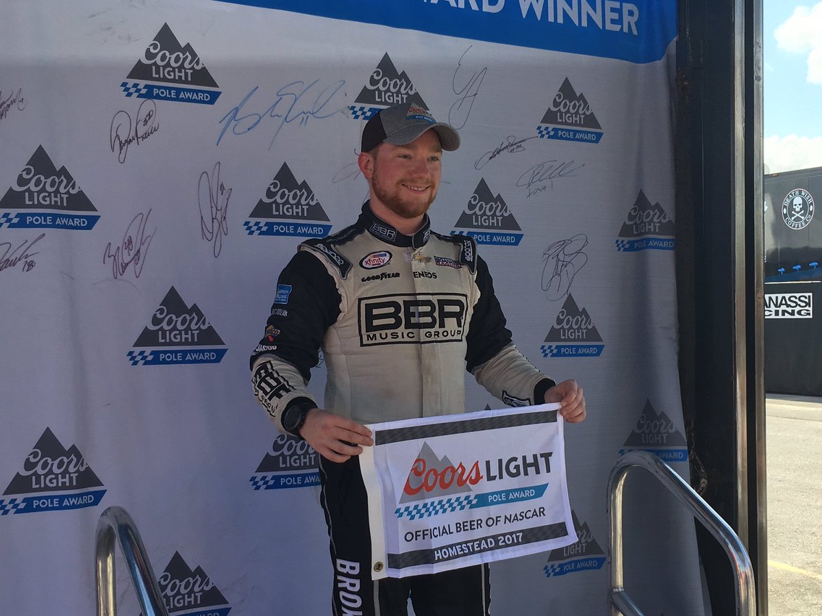 Nice job <a href="/TylerReddick/">Tyler Reddick</a>!
#CoorsLightPole