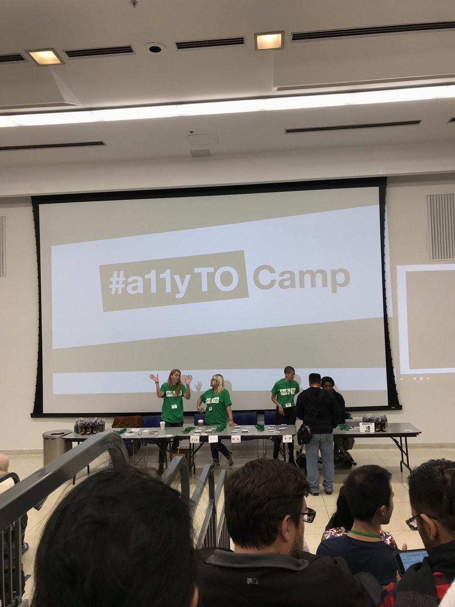 pilotcrew's tweet image. Pilot Crew is hanging out at #a11yTOCamp today! Learning about inclusive and accessible design.