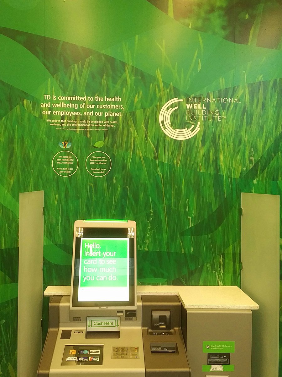 Grand opening of our new Canary District branch <a href="/KathyGennaro_TD/">Kathy Gennaro</a> and a donation to @InnerAngels LEED and WELL design first for Canada.  Welcome to the neighbourhood!! #branchsweetbranch