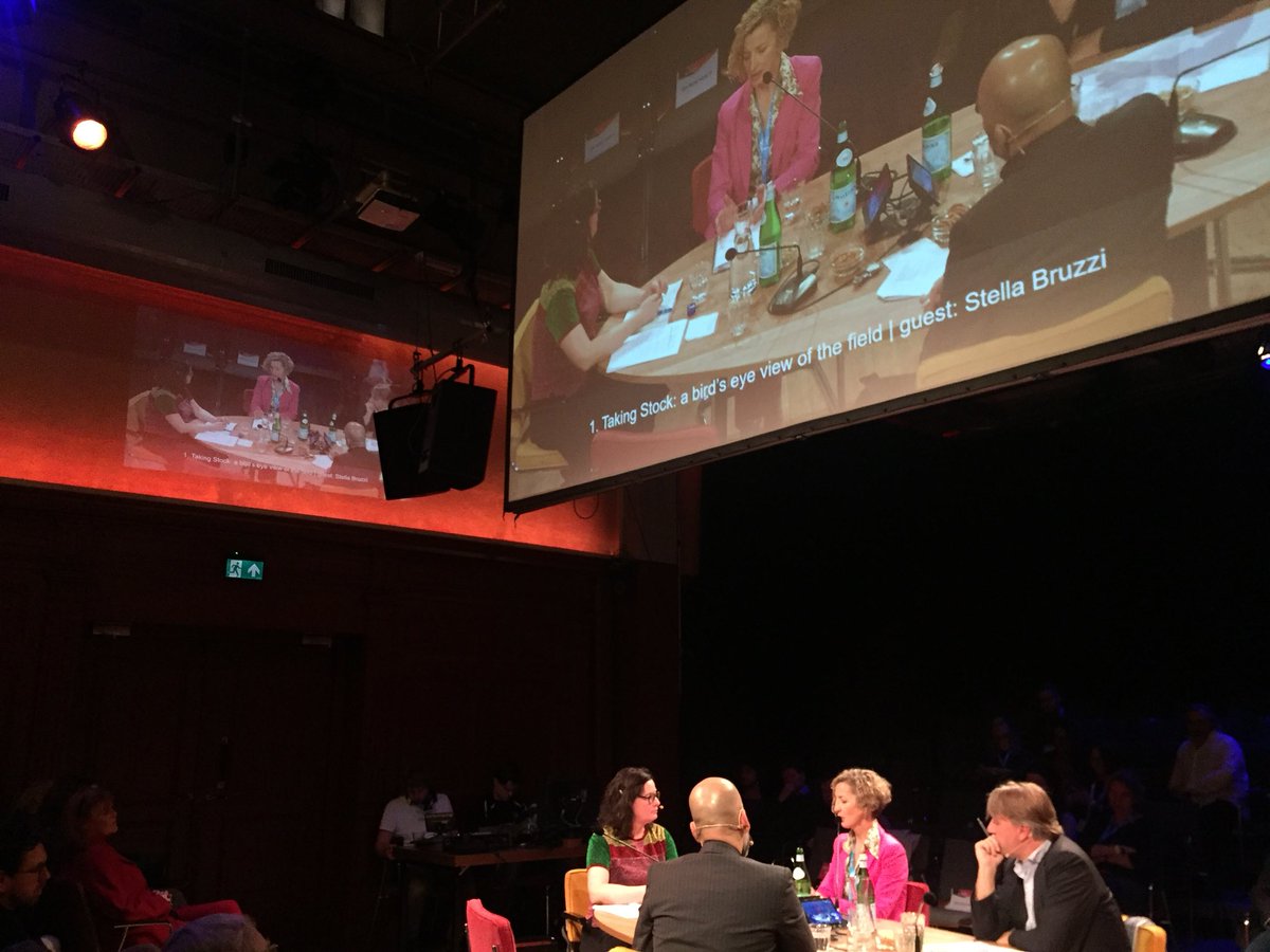 DeBalie's tweet image. @StellaBruzzi : ‘it’s not about simply being there, there are different ways of telling the same truth.’ That’s what fascinates her. ‘You want to feel that you know the truth, but next to that there’s an intellectual #freedom. #TheVisualVoice Marathon @idfa