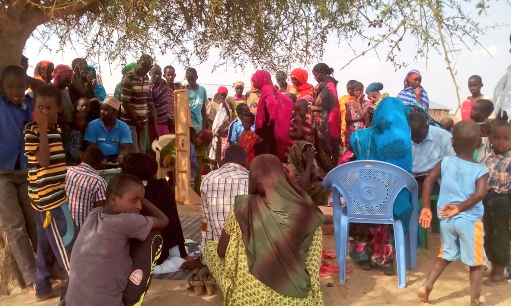 KenyaRedCross's tweet photo. #CatchUpCampaign meant to deliver critical health services in 11 counties continues. Our team in Merti, Isiolo, today. https://t.co/vJ1ErbrTEX