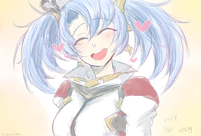ヒロ・ハマァさん()からお祝いイラストを頂きました!!いやーソフィアちゃんどっちゃめんこいこれであと365日は生きていける気がします!イラストありがとうございました!!! 