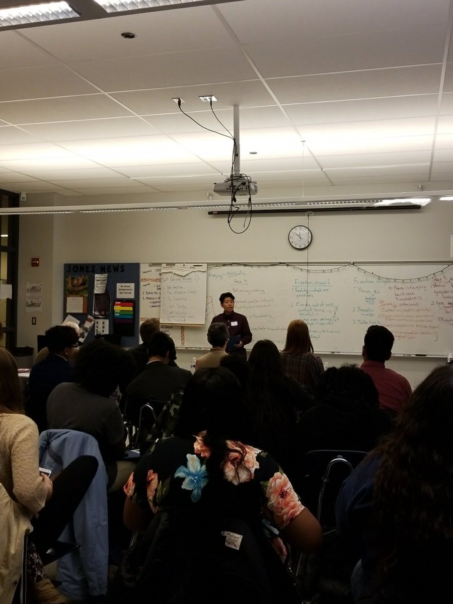 MrPurple60623's tweet photo. Brenda broke it down on racial profiling! #soapbox17 #wlhs2018 @MikvaChallenge https://t.co/NGQPWFzb90
