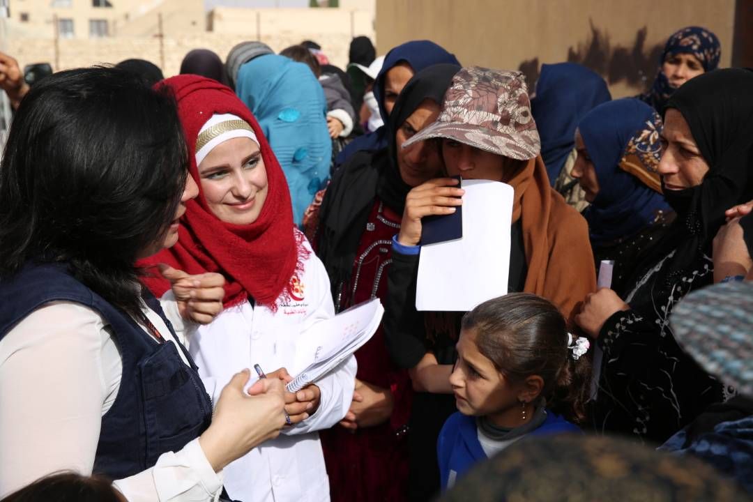 max_f_diana's tweet photo. Regular field visits provide many benefits: ground us to evolving reality on the ground; enable review of partner operations &amp; recognize their work. Crucially, opportunity to listen &amp; hear concerns &amp; priorities of #women &amp; girls. #Khafsa eastern rural #Aleppo 
@UnfpaSyria @UNFPA https://t.co/k8Llz6xi00