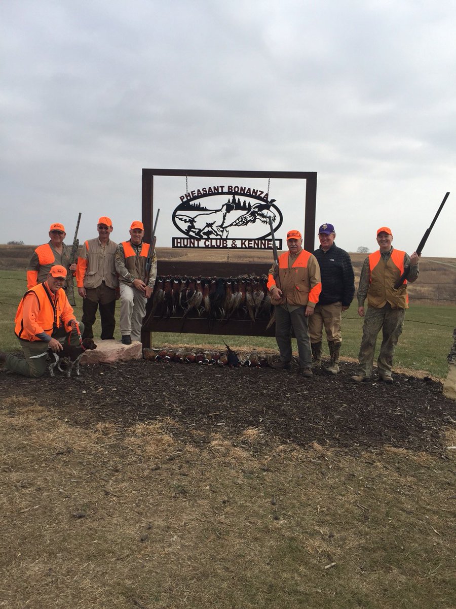 PeteRicketts's tweet photo. Thanks to @PheasantBonanza for hosting us for a successful hunt in Tekamah! RT if you support the Second Amendment. #2A https://t.co/BEpQsN9Yvz