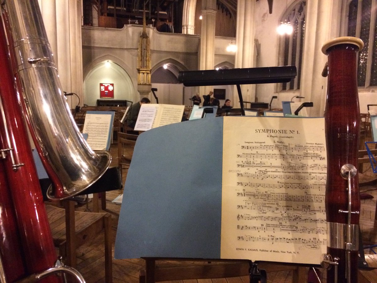 RJVincentUB's tweet photo. 3rd\contra #bassoonview @CamdenSO Mahler 1 tonight - S. Cyprian Glentworth St NW1. https://t.co/I4TvFN6ckx