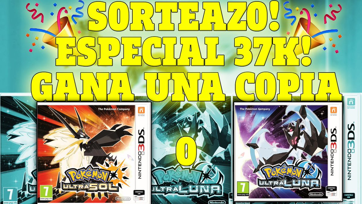 ¡SORTEO MUNDIAL DE UNA COPIA DE POKÉMON ULTRASOL O POKÉMON ULTRALUNA!

Para participar:
Dale RT a este tweet
Sigueme en Twitter
Sigue a @appsoak 
Suscríbete a mi canal y dale a la campanita!

Para tener el doble de posibilidades participa en el sorteo mundial
de <a href="/Afrodita_PKM/">Revenge Killer</a>